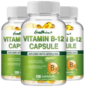 Vitamin B12 Capsules - with Organic Spirulina
