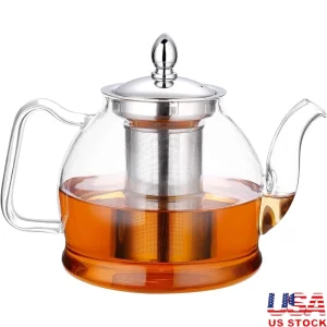 1000ml Glass Teapot with Removable Infuser