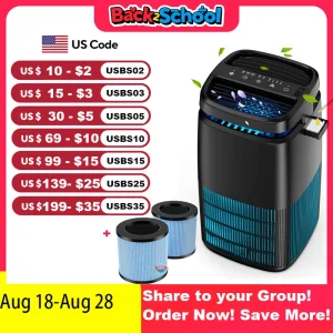 AROEVE Air Purifier 1250ft² H13 True HEPA Filter