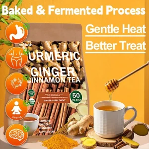 Turmeric Ginger Tea Natural Herbal